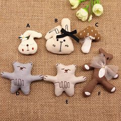 かわいい韓国の暖かい子供のバッグの靴下のヘアピンのスポンジの充填の子供のdiyはブローチのアクセサリーの補助材料を挟みます。