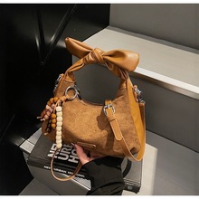 2025秋季新款时尚简约饺子包女休闲手提洋气单肩包高颜值斜挎小包