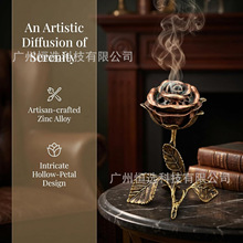 �羳Vintage Rose Incense Burner Holder�͹�õ����޹�t֧���b�