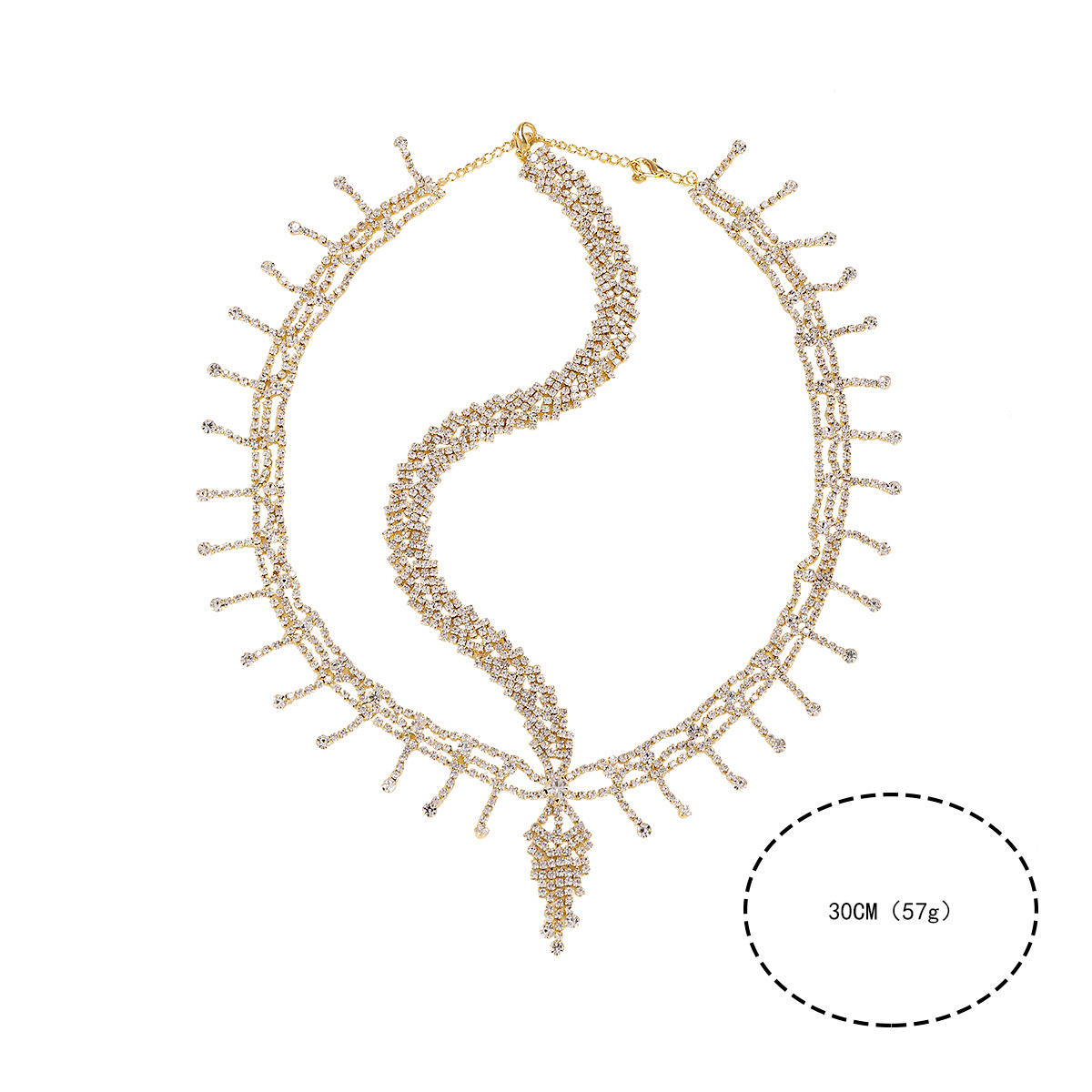 Europeo y americano lujo rhinestone borla ceja colgante nupcial diadema accesorios para el cabello etapa rendimiento exagerado joyería sexy ceja colgante