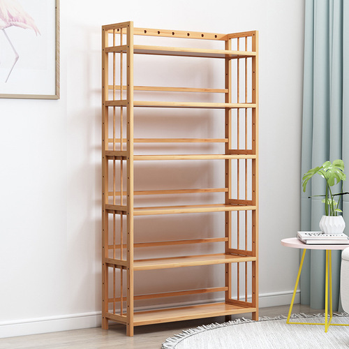 Simple Bookshelf Floor Standing Shelf Study Office Home Storage Rack Children Student Bookcase Living Room Assembled