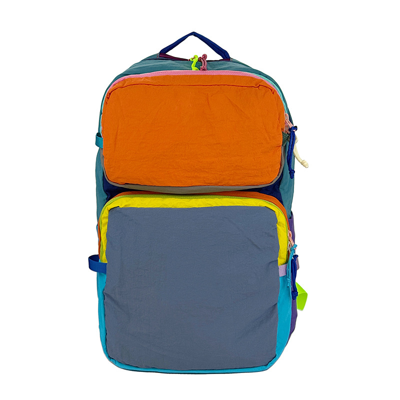 Rainbow Dopamine Series Summer Children's Casual Backpacks for Boys and Girls, School Class, Outdoor Outings, and Picnic Backpacks