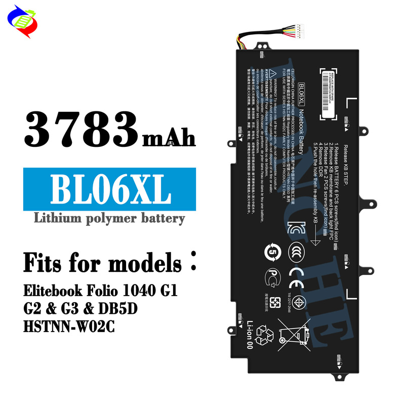For HP Elitebook Folio/1040 G1/G2/G3 DB5D Laptop Battery BL06XL