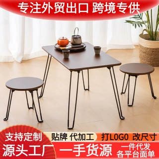 厂家直销折叠桌椅可折叠便携式学生寝室课桌多功能椅定制出口