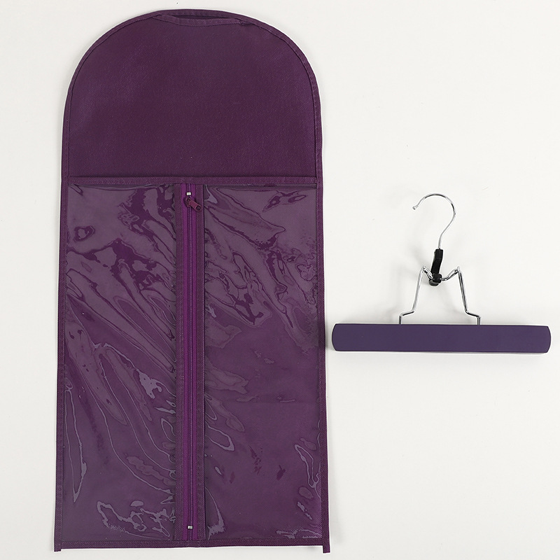 Bolsa de peluca en stock para enviar ganchos bolsa de almacenamiento transparente extensión de cabello percha de cabello bolsa de almacenamiento de cola de caballo image 11
