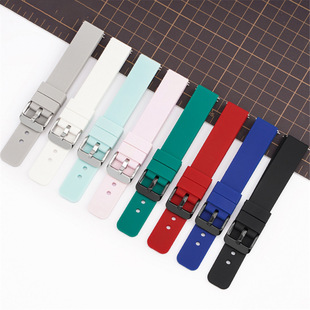 Suitable for Samsung Huawei Silicone Waterproof Smart Watch Strap 14/16/18/20/22/24mm Quick Release Watch Strap