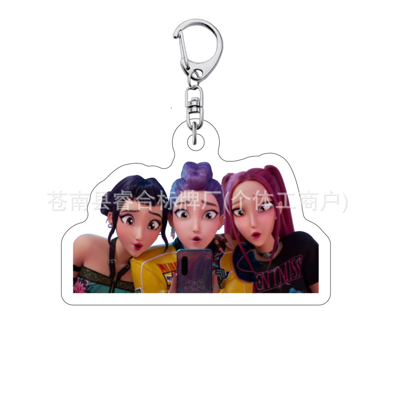 Kpop 魔女狩りグループ周辺アクリルキーホルダーペンダント学生スクールバッグ高見えかわいい装飾的な小さなギフト|undefined