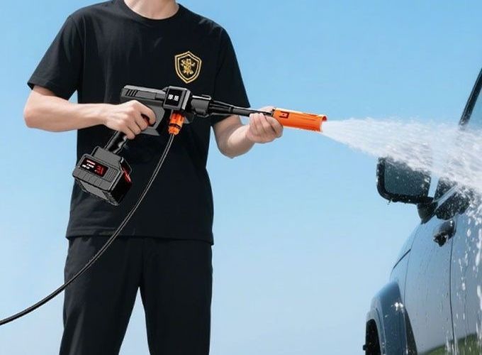 Watering spray lithium battery brush car wireless car washer spray gun ultra-high pressure water gun household electric sprayer