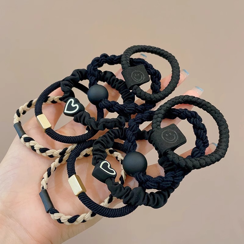 Liga de cabello 2025 – banda elástica de cuero duradero, alta gama, estilo sencillo y buena elasticidad