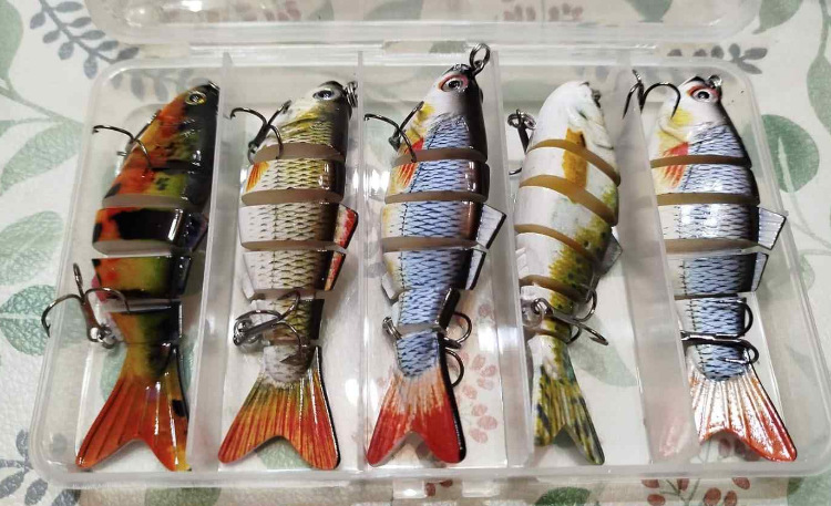 Señuelo Duro Articulado para Pesca 10 cm Material Sintético Biónico image 56