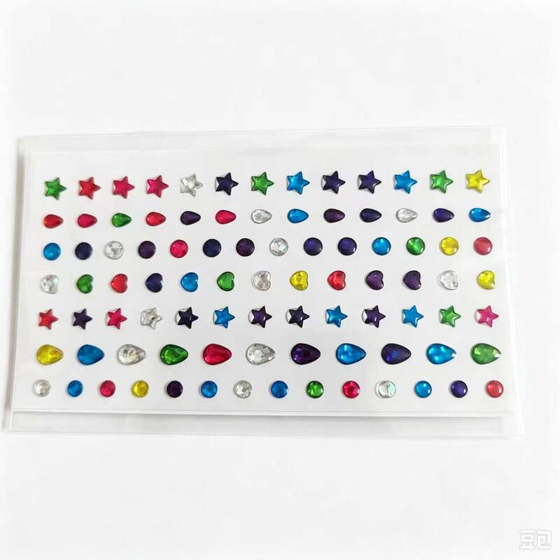 Cross-border makeup decorative diamonds, acrylic face stickers for children's stage performances, DIY crystal stickers, glitter diamond stickers, nail art