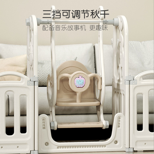 New Arrival Penguin Combination Fence Children's Game Protection Fence Milk Coffee Small House Game House Infant Crawling Fence