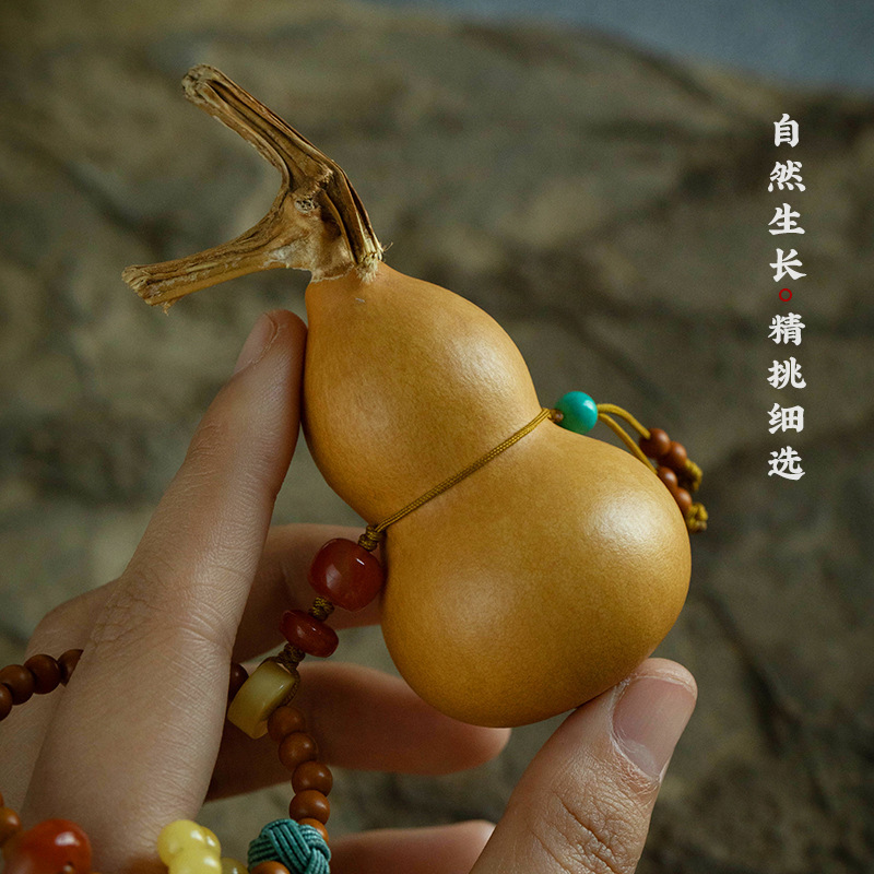 指环款橄榄核蜜蜡圆珠手把件手捻天然葫芦盘玩装饰品2025新款挂绳|undefined