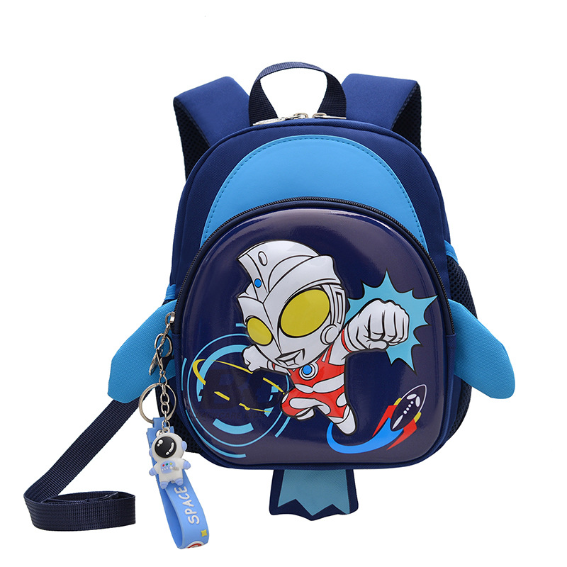 Nuevo jardín de infantes caricatura bebés Ultraman mochila de cáscara dura pequeña mochila de comercio exterior para niños cáscara de huevo mochila pequeña