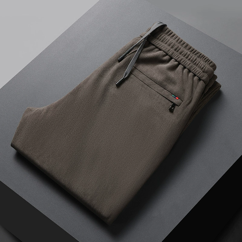 Зимние бархатные толстые мужские резиновые брюки для студентов вельветовые брюки корейские мужские бархатные брюки