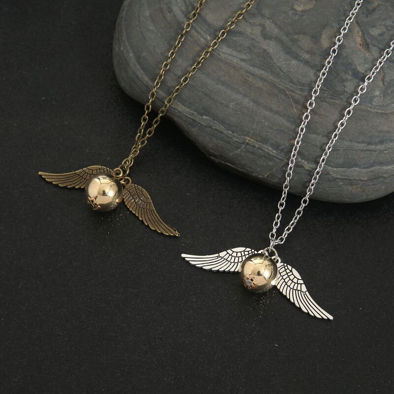 European and American Cross-Border and Deathly Saints Snitch Gold Necklace Snitch Necklace Wholesale European and American Cross-Border and Deathly Saints Snitch Gold Necklace Snitch Necklace Wholesale