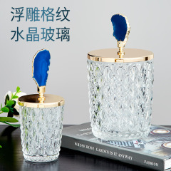 創意輕奢糖果罐客廳茶几玄關收納擺件歐式家居軟裝飾品電視櫃擺設