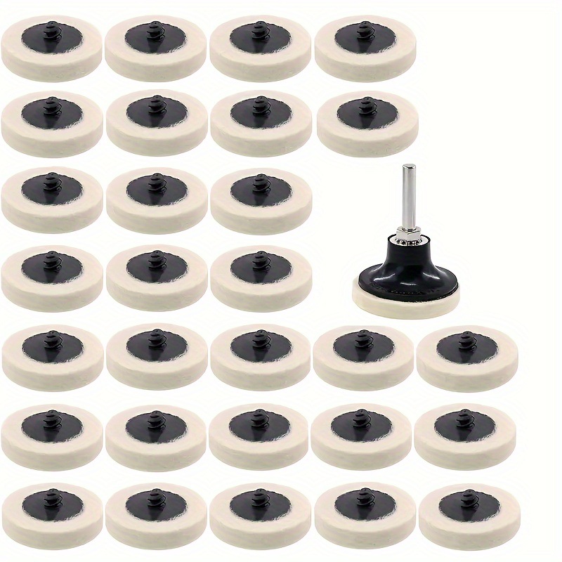 跨境批发2寸50 3寸75羊毛转聚轮 纽扣式砂碟旋转螺丝螺母转矩圆盘