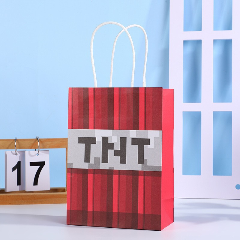 Bolsas de regalo de cumpleaños, bolsas de cartón cartón, bolsas de embalaje para llevar, bolsas de embalaje de regalo de fiesta para niños, bolsas de mano