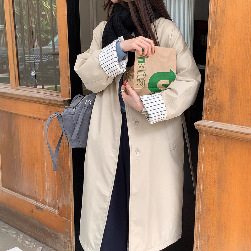 Windbreaker Style down Jacket for Women Winter 2025 New Korean Niche Design Extended White Duck down Warm Jacket