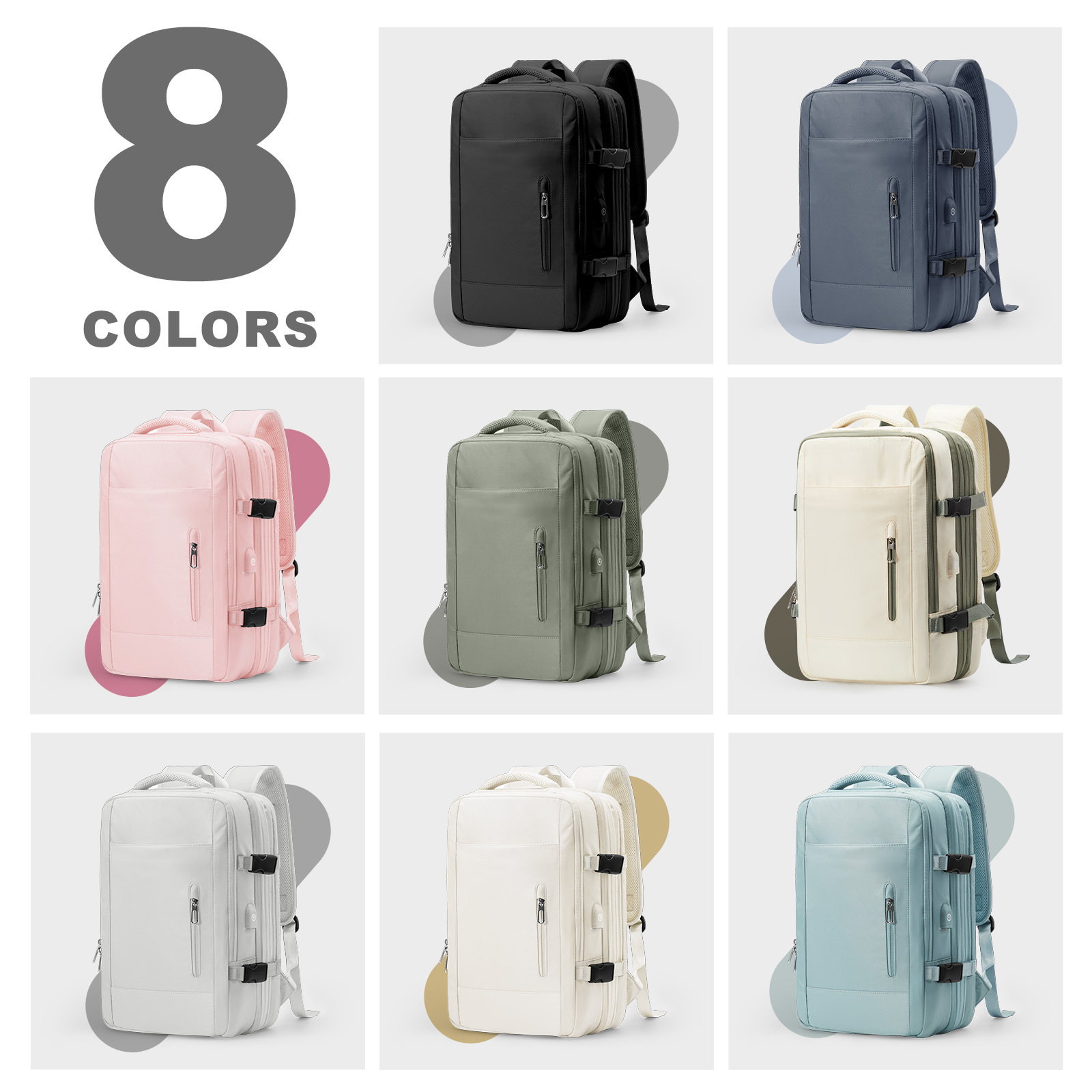 Big capacious backpack