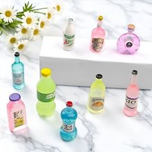 微缩食玩混款小瓶子树脂diy配饰奶油胶手机壳装饰品批发材料迷你