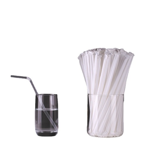 Double children's paper independent packaging straws disposable beverage milk tea transparent bendable children's drinking straws for pregnant women