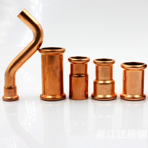 Cobre latón simple y doble sujeción igual diámetro reducción tee nacional certificación de calidad del agua accesorios de tubería de refrigeración