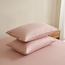 纯棉双层纱枕套48x74cm一对装100全棉家用儿童枕芯内胆套2025整套