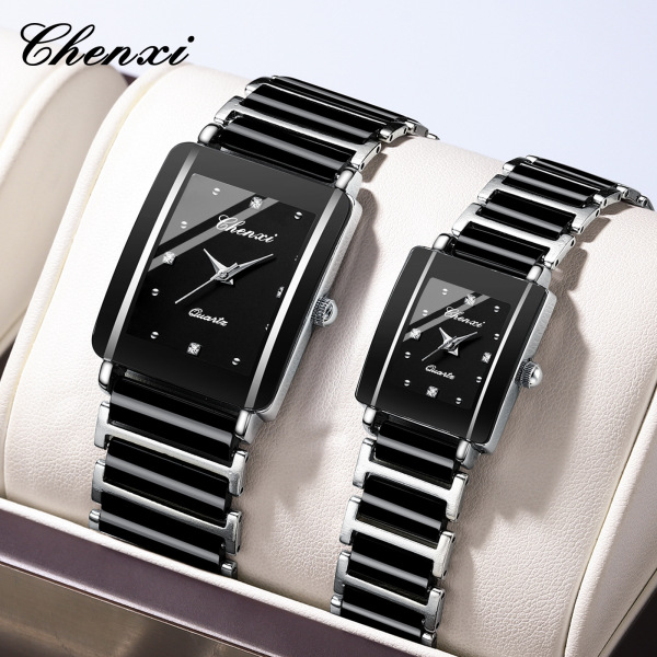 fashionable square paired watches