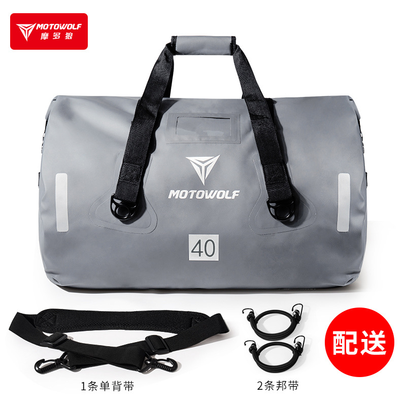 Motocicleta de gran capacidad bolsa de coche motocicleta viaje bolsa impermeable bolsa de almacenamiento mochila bolsa de camping al aire libre bolsa de equipaje