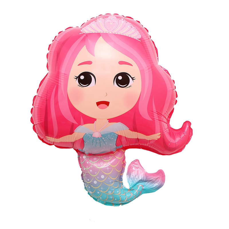 粉色可爱美人鱼