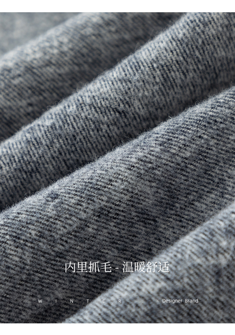 Chân váy jean nữ dài cạp cao co giãn dáng chữ A — Màu xanh denim chi tiết 5