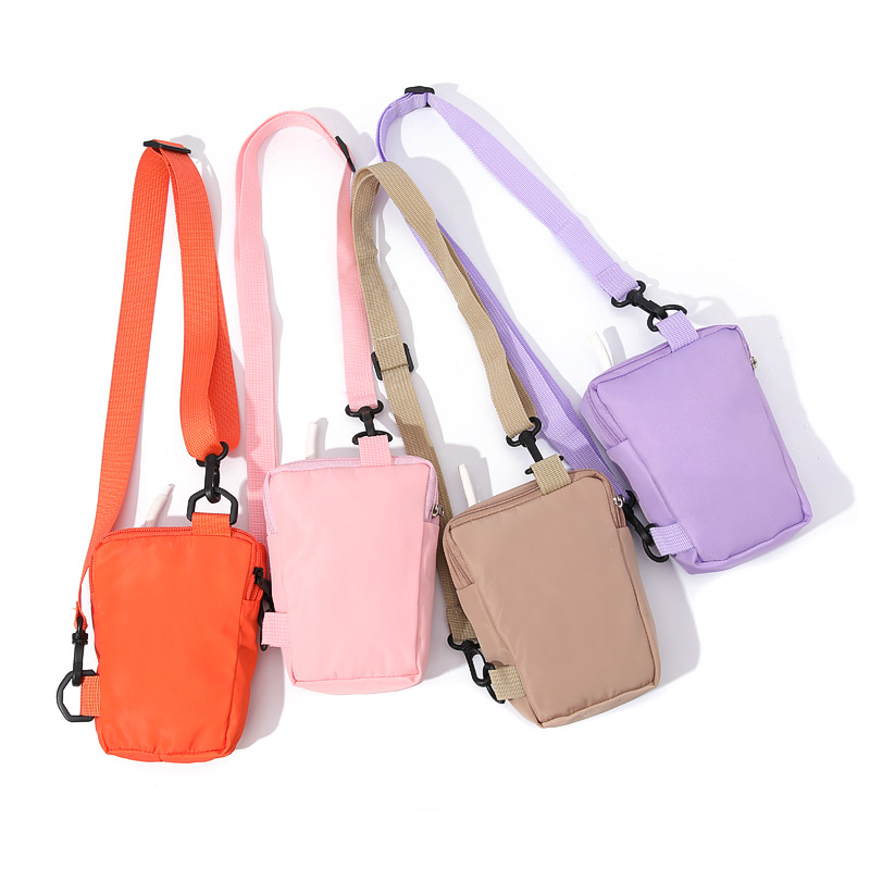 Women's Gender Women's Small Polyester Milk Tea Cute Zipper Coin Purse
