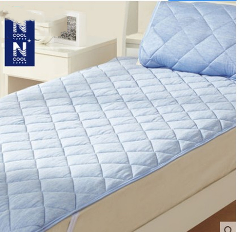外贸出口日本超冷感防滑褥垫透气吸汗夏凉感床垫日式软凉席冰丝席|ms