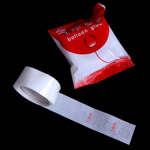 Wholesale balloon super sticky dots decoration party room decoration supplies transparent double-sided traceless glue dots 100 pieces