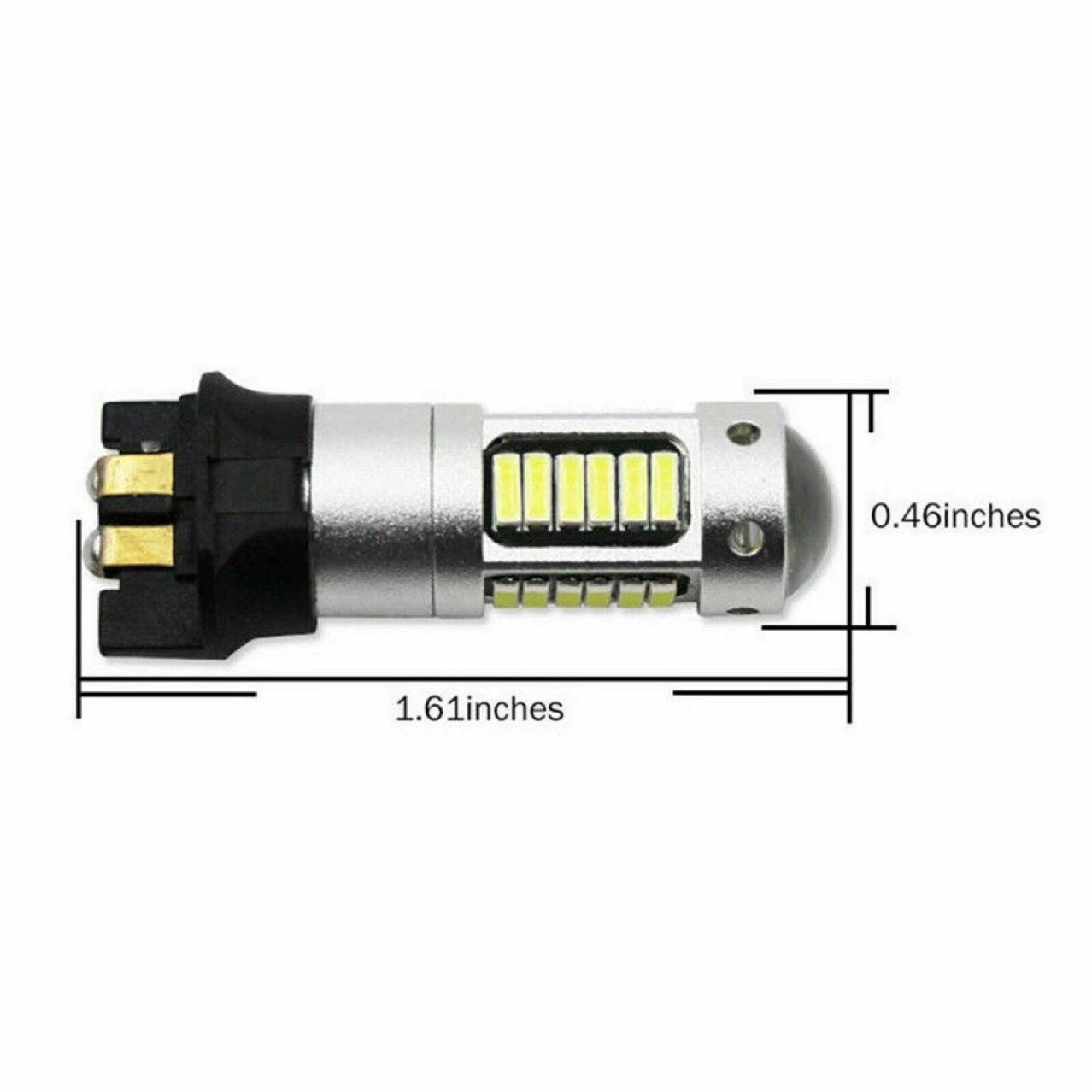 Автомобильная светодиодная передняя противотуманная лампа H1 H3 4014 30 SMD, задняя противотуманная лампа 880 881, против тумана, pw24w