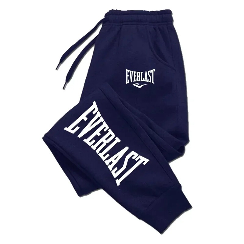 Everlast Men Women Jogging Sweatpants Running Trousers Fleece Streetwear Sports Oversized Jogger Track Pants
