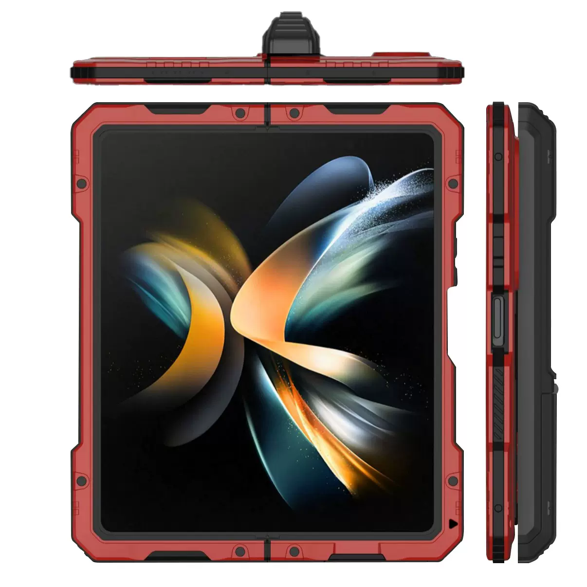 适用于ZFlip4/ZFold4变形金刚手机壳防水壳保护套防摔三防壳厂家