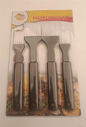 Fried skewers, fried dough sticks, oil brush, baking brush, sauce brush, commercial high-temperature resistant kitchen tool, plastic handle, barbecue special bristle brush 