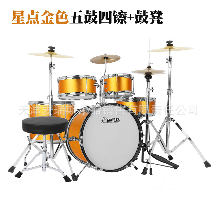 Niños estantes batería principiante jazz batería iniciación temprana música percusión regalos para niños 2 - 15 años