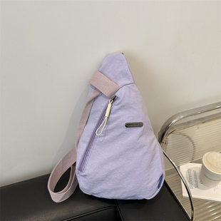 Sports shoulder bag, chest bag, mobile phone, one-shoulder bag, belt bag, backpack, Korean style