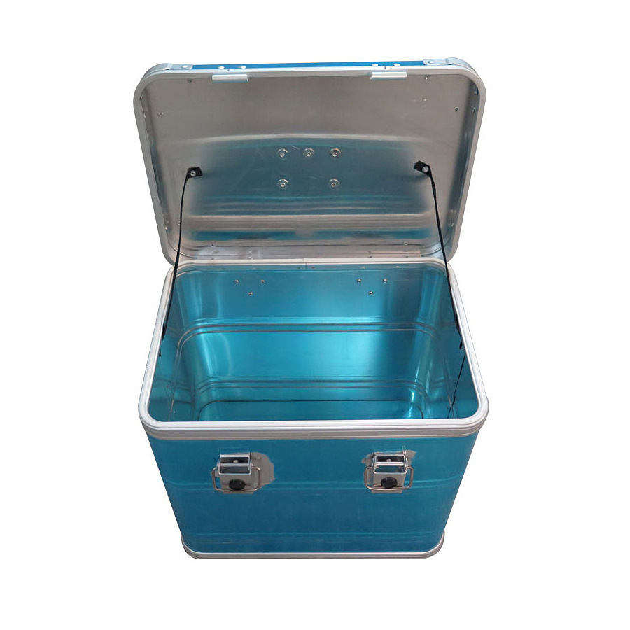 铝飞行箱金属工具车储物盒嵌套堆叠箱