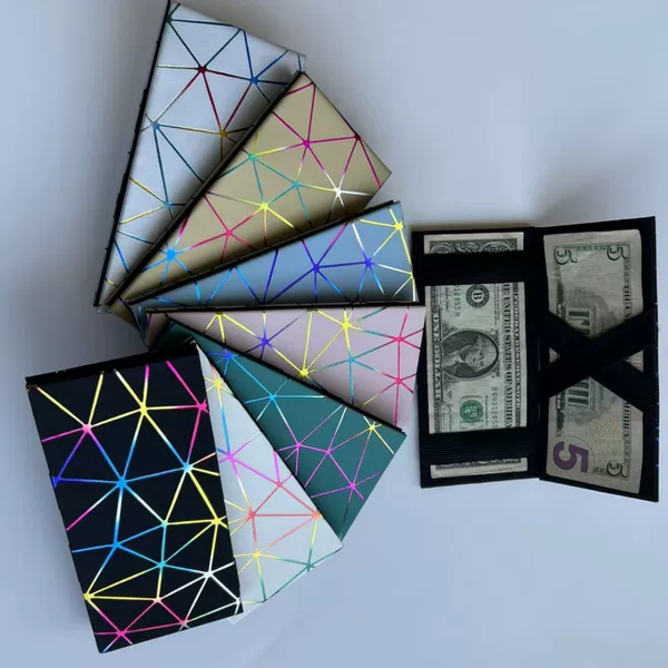 Hot-Selling Magic Wallet Flip Wallet Creative Wallet Pu Card Holder Coin Purse Money Clip Manufacturer Wholesale