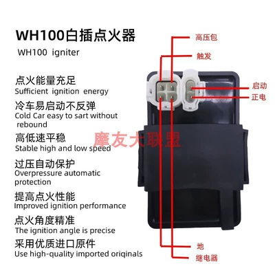 Alovlandırıcı (Vozduşka/İqniter): automatic angle-adjusting igniter - wh100-igniter-white-head
