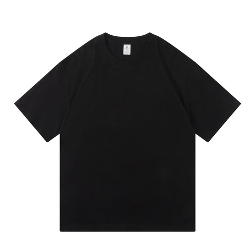 Summer 100% Pure Cotton Short Sleeve T-shirt 200g Round Neck Combed Cotton T-shirt Short Sleeve Versatile Solid Color Women's Short Sleeve
