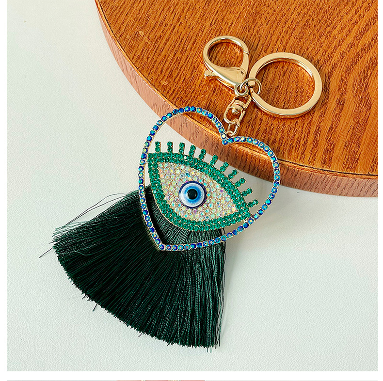 Estilo Europeo Pastoral Aleación Ojo Del Diablo Unisexo Colgante De Bolsa Llaveros display picture 8