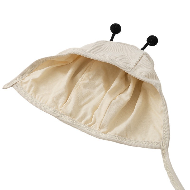 Sombreros para oídos de bebé primavera y otoño extranjero lindo lindo pequeño tentáculo gorro de lazo 0 - 1 años gorro de bebé super lindo