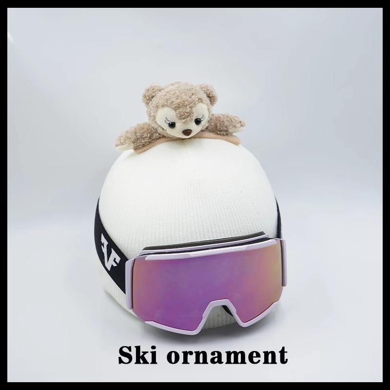 Helmet Cover Plush Cute Personality Snowboard Double Board Hat Cover