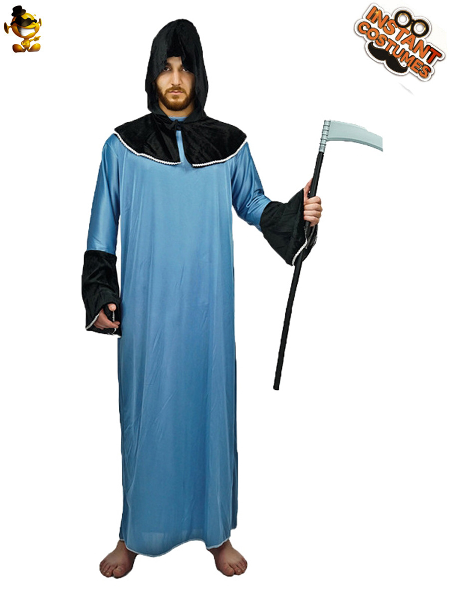Adulto de los hombres de Halloween hoz death party role-playing traje de rendimiento ropa Cosplay Masquerade